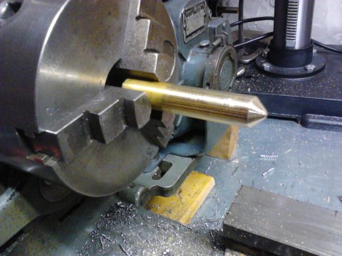 Cleaned up brass bar